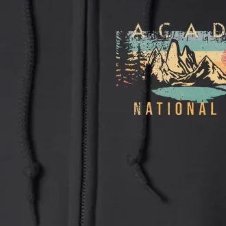 Acadia National Park Full Zip Hoodie