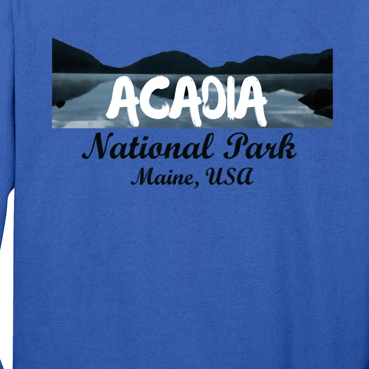 Acadia National Park Travel Maine Usa Earth Explorer Great Gift Long Sleeve Shirt