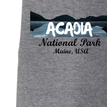 Acadia National Park Travel Maine Usa Earth Explorer Great Gift Doggie 3-End Fleece Hoodie