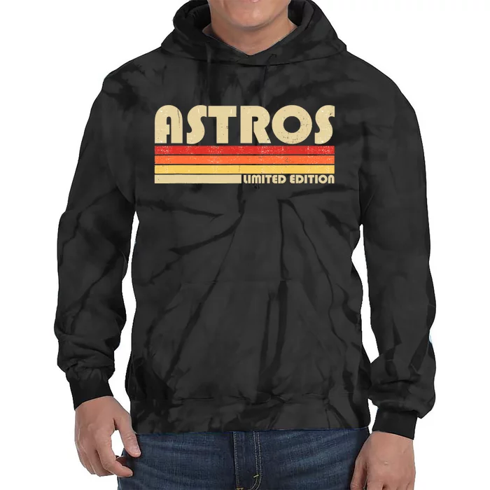 Astros Limited Edition Retro Vintage Tie Dye Hoodie