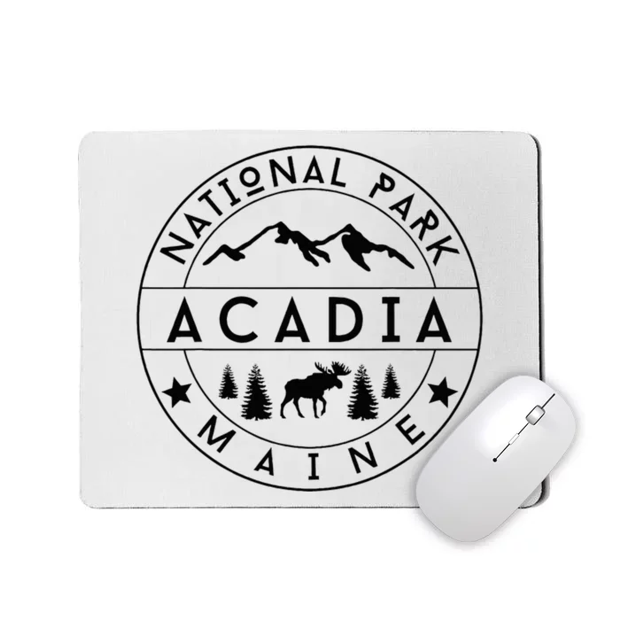 Acadia National Park Maine Moose Nature Hiking Outdoors Mousepad