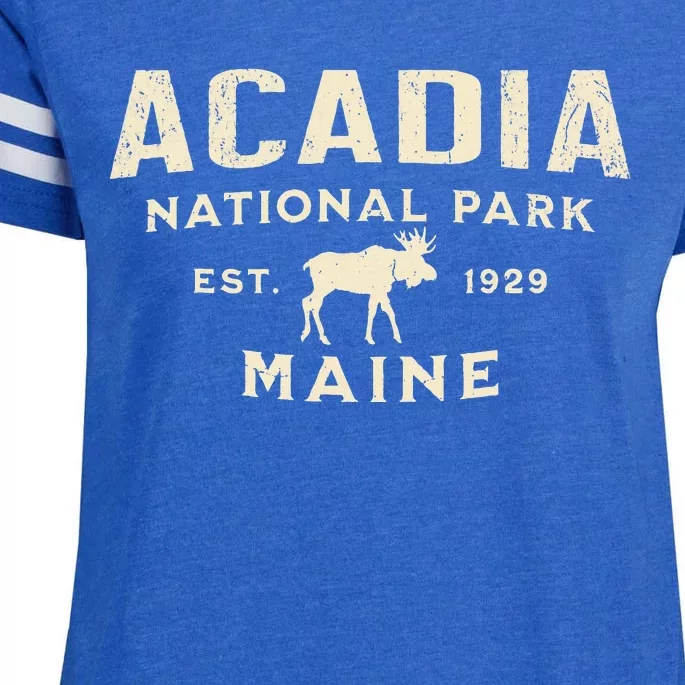 Acadia National Park Enza Ladies Jersey Football T-Shirt