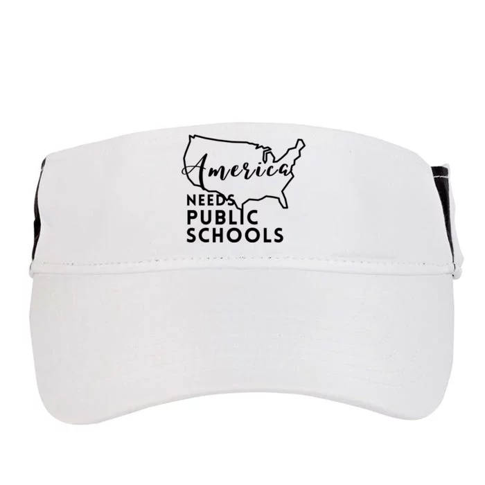 America Needs Public Schools Adult Drive Performance Visor