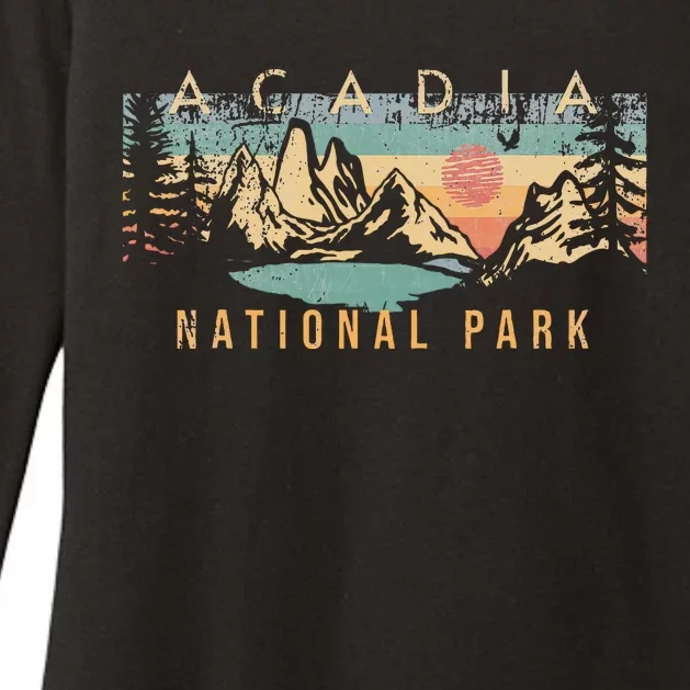 Acadia National Park Womens CVC Long Sleeve Shirt