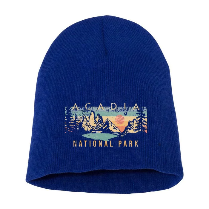 Acadia National Park Short Acrylic Beanie