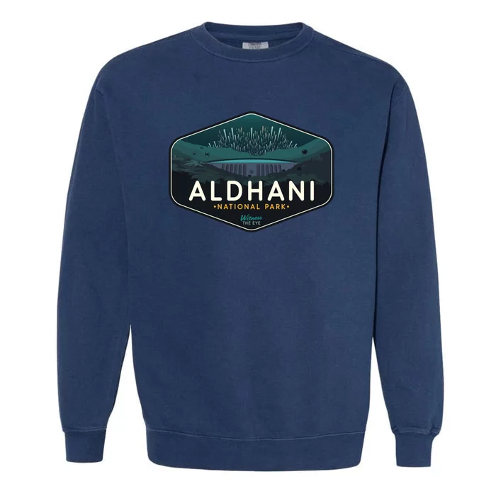 Aldhani National Park Witness The Eye! Garment-Dyed Sweatshirt