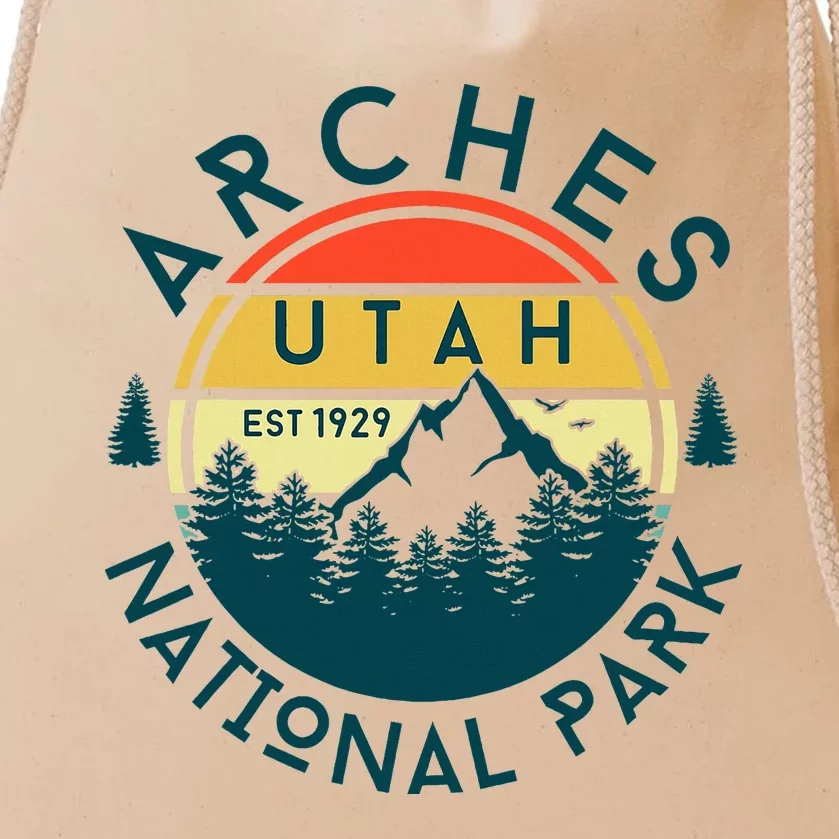 Arches National Park Utah Nature Hiking Outdoors Drawstring Bag