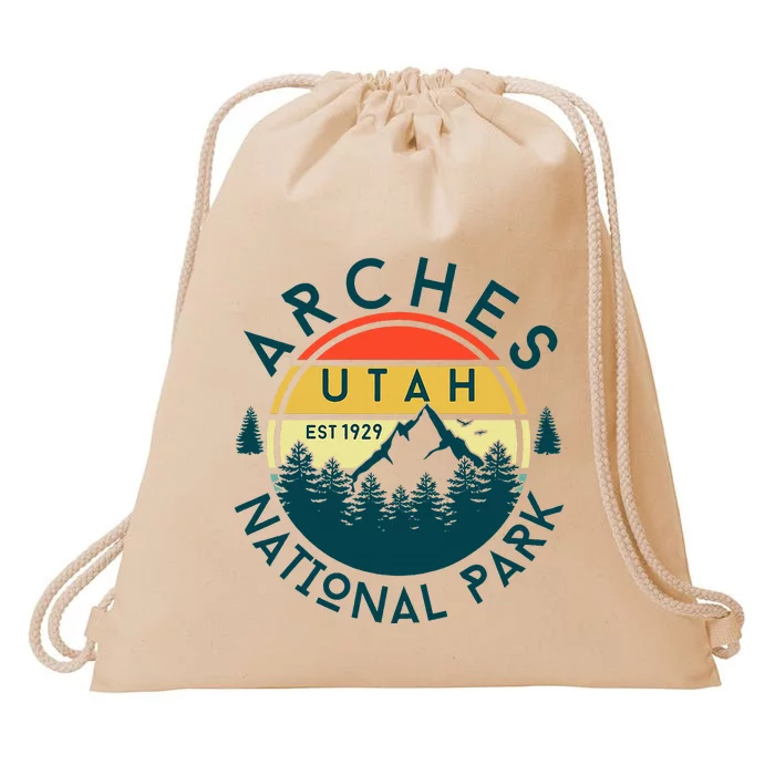 Arches National Park Utah Nature Hiking Outdoors Drawstring Bag