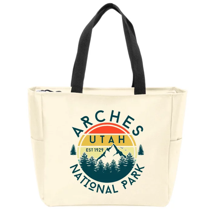 Arches National Park Utah Nature Hiking Outdoors Zip Tote Bag