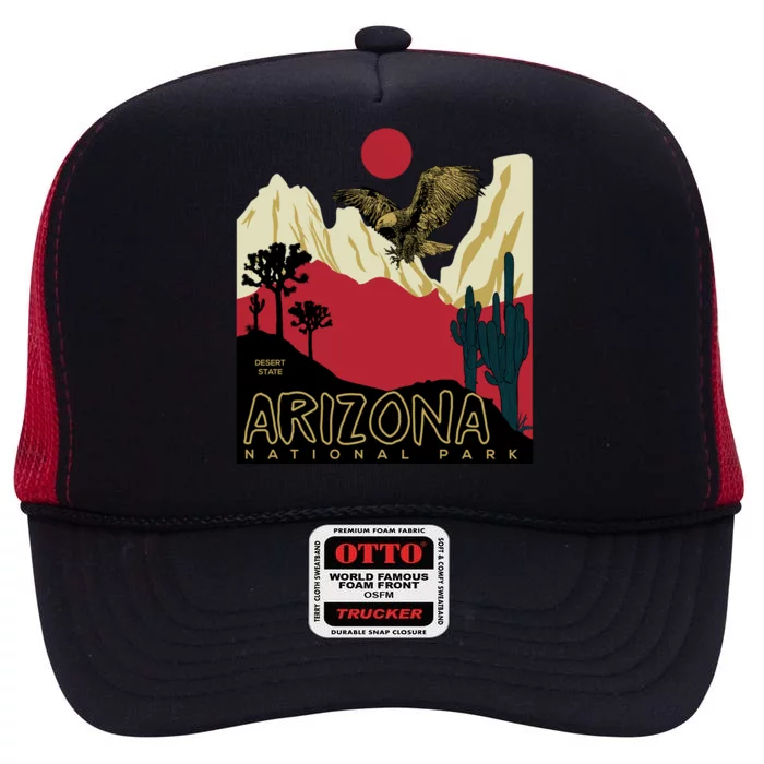 Arizona National Park High Crown Mesh Trucker Hat