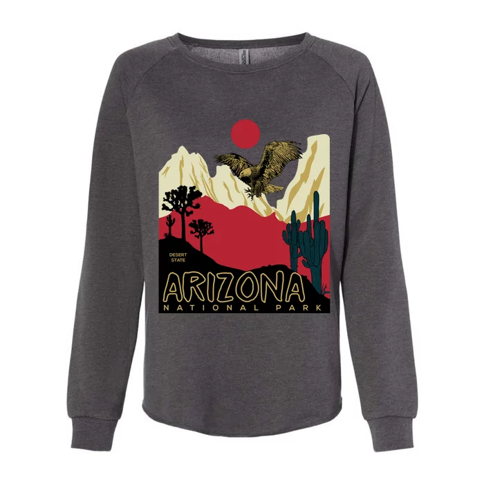 Arizona National Park Womens California Wash Sweatshirt