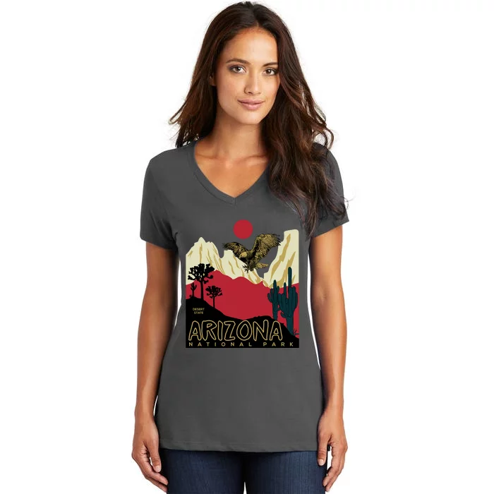 Arizona National Park Women's V-Neck T-Shirt