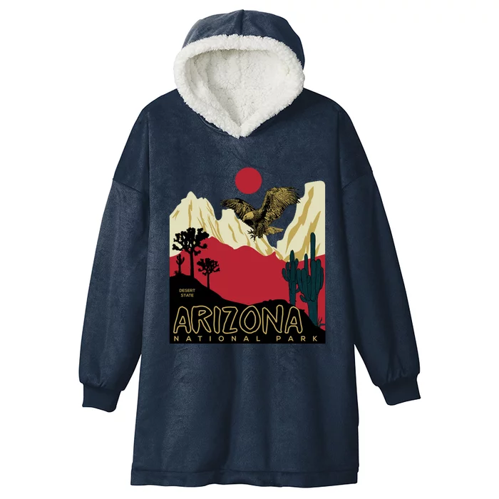 Arizona National Park Hooded Wearable Blanket