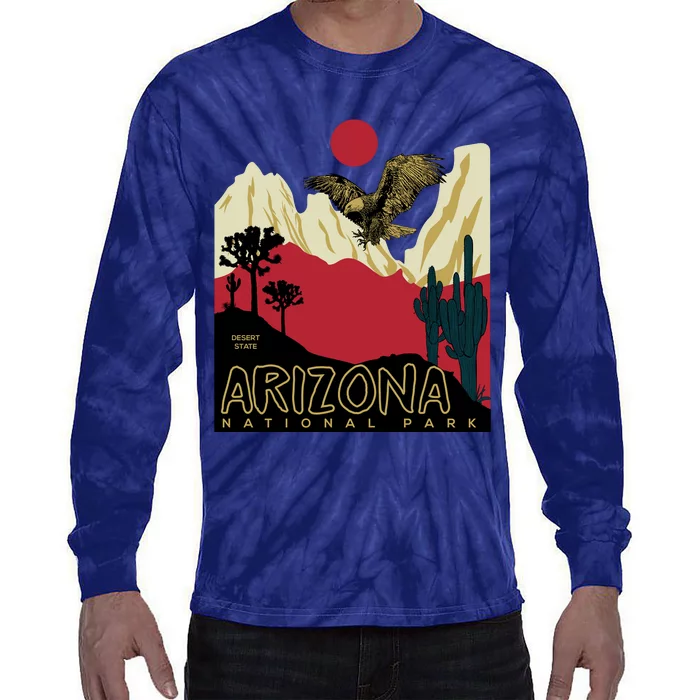 Arizona National Park Tie-Dye Long Sleeve Shirt