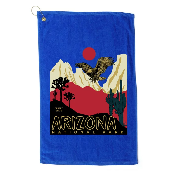 Arizona National Park Platinum Collection Golf Towel