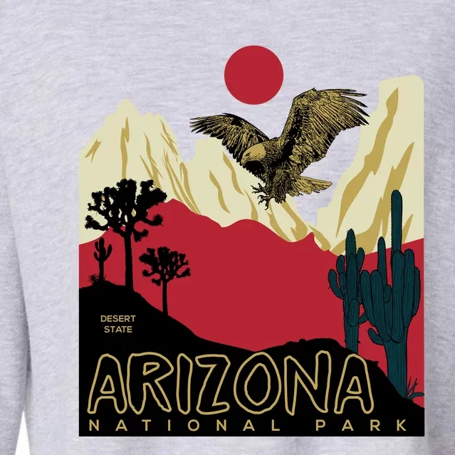 Arizona National Park Cropped Pullover Crew