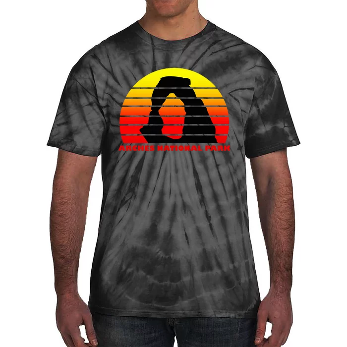 Arches National Park Utahhiking Camping Tie-Dye T-Shirt