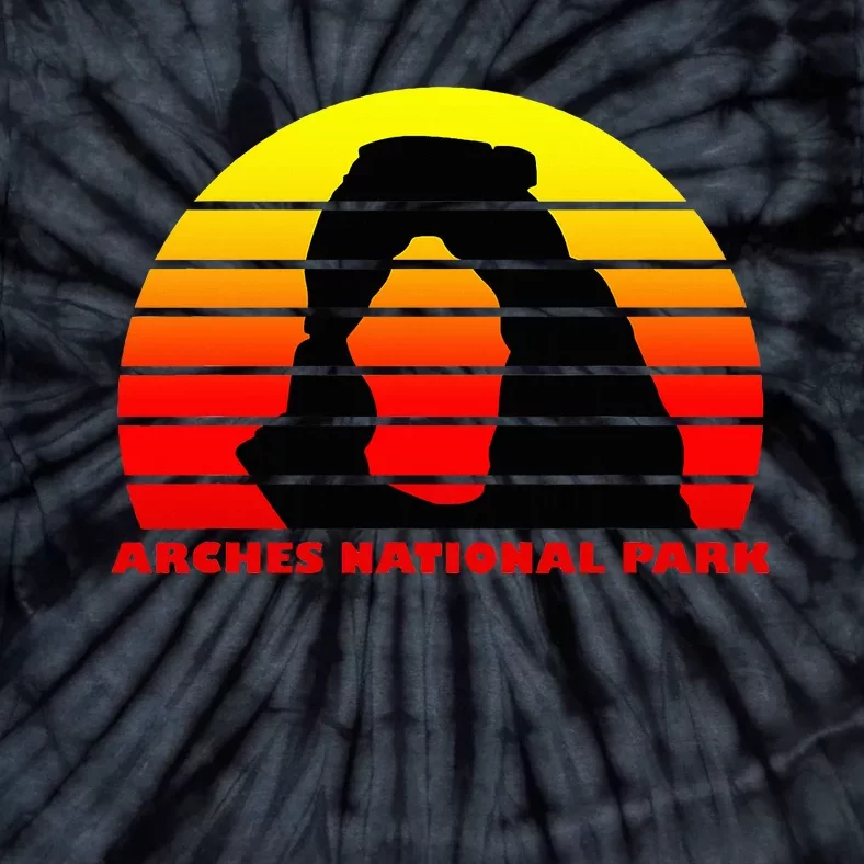 Arches National Park Utahhiking Camping Tie-Dye T-Shirt