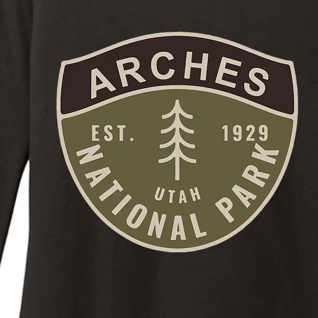 Arches National Park Utah Womens CVC Long Sleeve Shirt