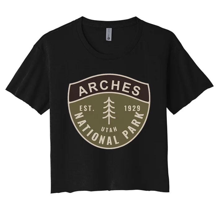 Arches National Park Utah Women's Crop Top Tee