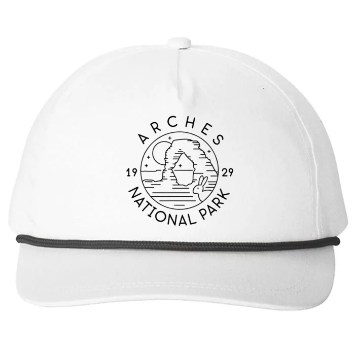 Arches National Park 1929 Moab Utah Snapback Five-Panel Rope Hat