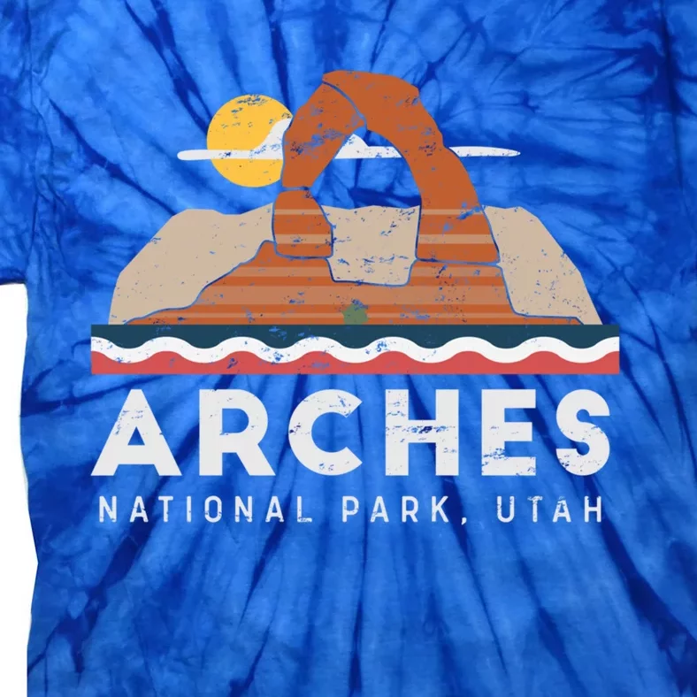 Arches National Park Cool Gift Tie-Dye T-Shirt