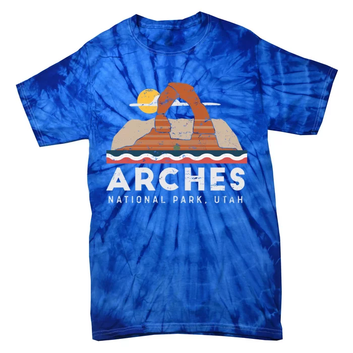 Arches National Park Cool Gift Tie-Dye T-Shirt