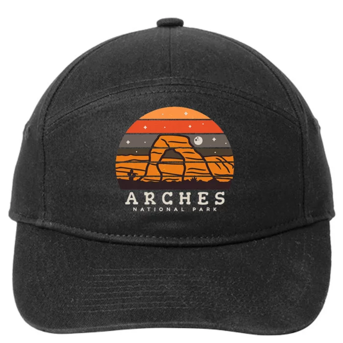 Arches National Park Moab Utah 7-Panel Snapback Hat