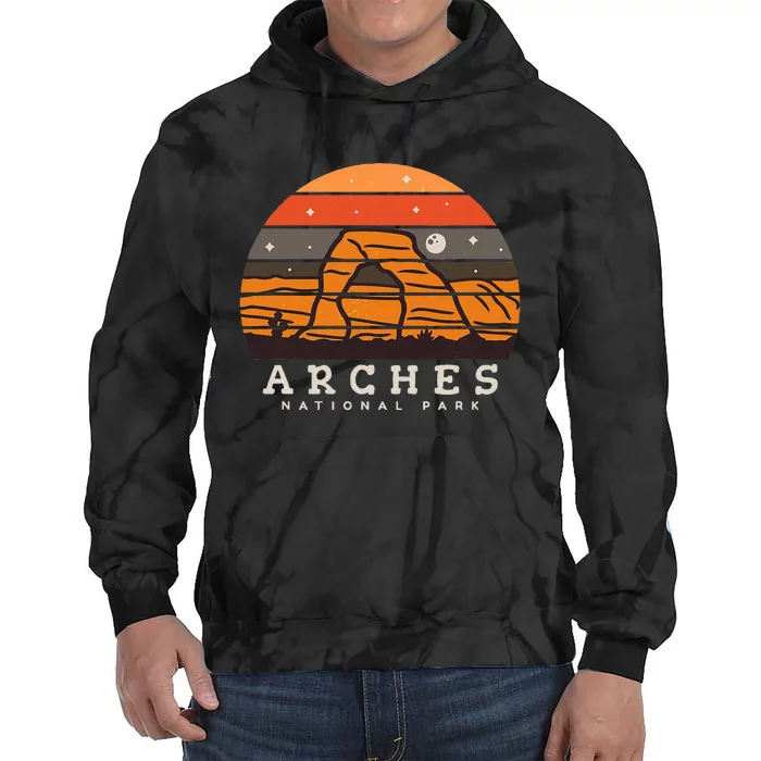 Arches National Park Moab Utah Tie Dye Hoodie