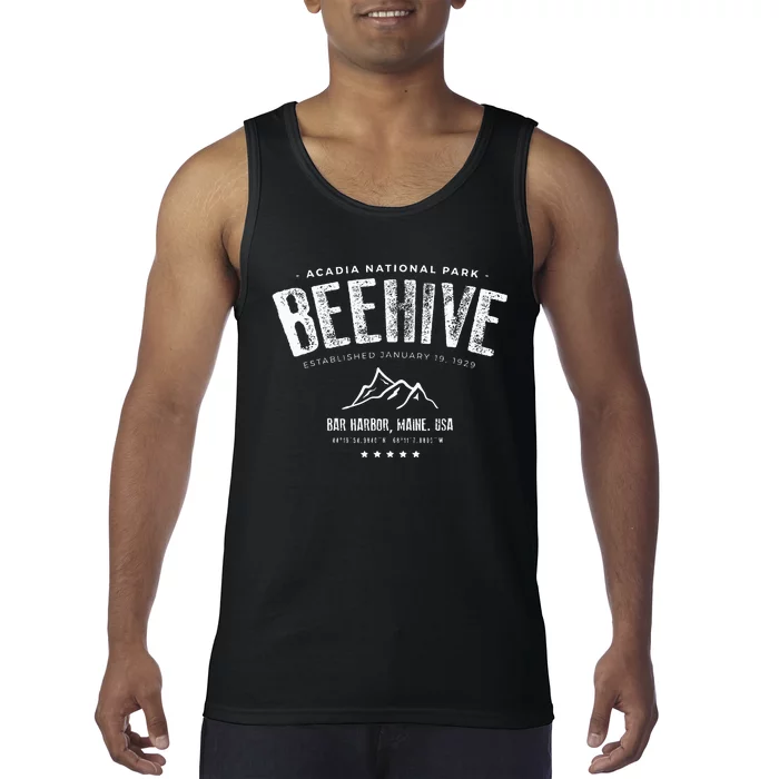 Acadia National Park Beehive Trail Tank Top