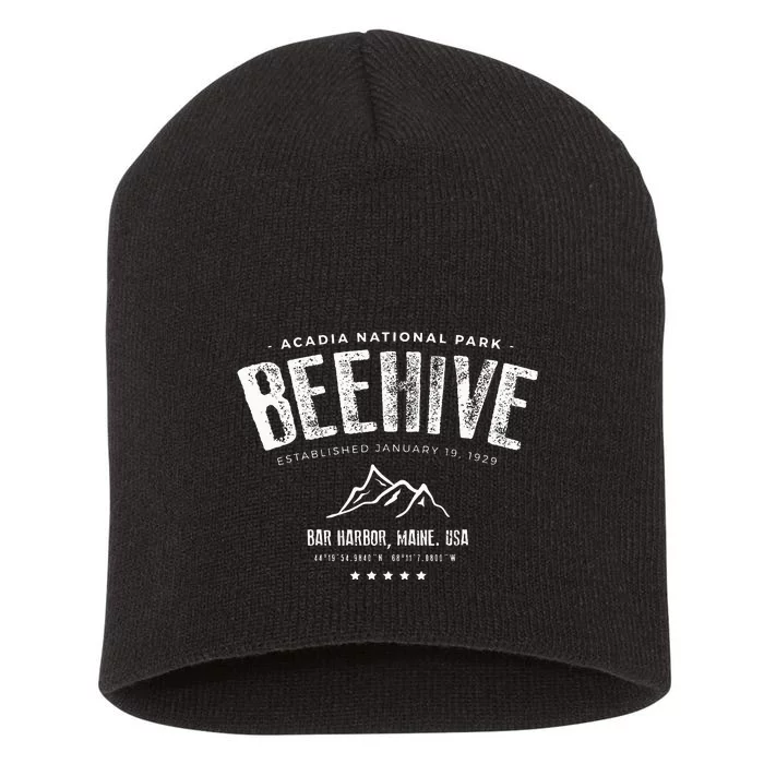 Acadia National Park Beehive Trail Short Acrylic Beanie