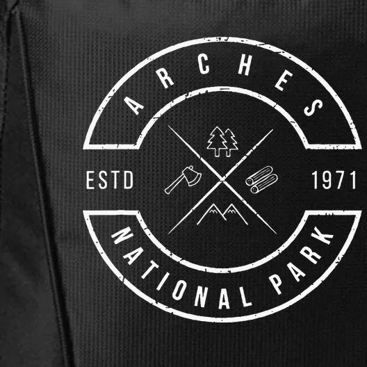 Arches National Park Utah Emblem Souvenirs Ut City Backpack