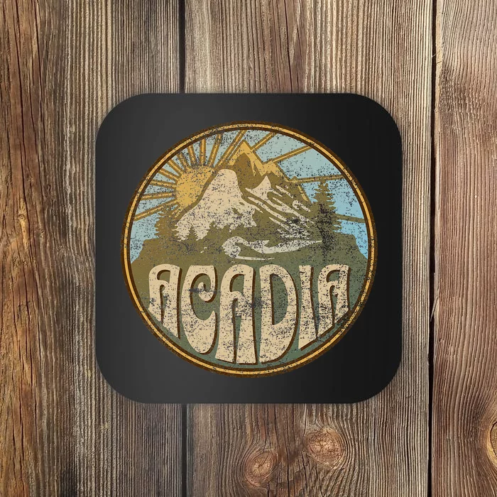 Acadia National Park Maine Nature Mountains Hiking Outdoors Coaster