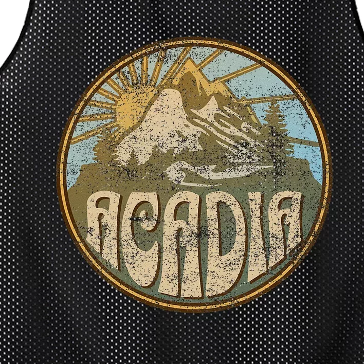 Acadia National Park Maine Nature Mountains Hiking Outdoors Mesh Reversible Basketball Jersey Tank