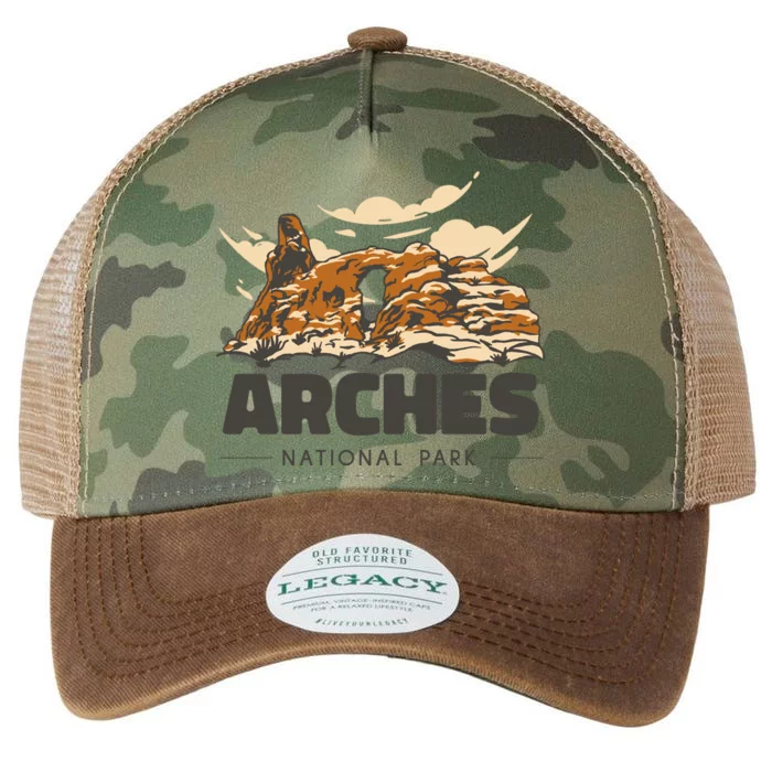 Arches National Park Utah Legacy Tie Dye Trucker Hat