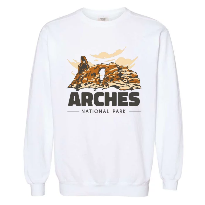 Arches National Park Utah Garment-Dyed Sweatshirt