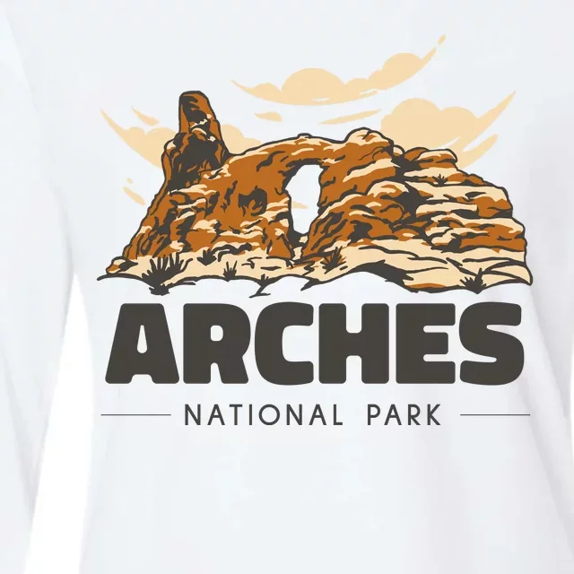 Arches National Park Utah Womens Cotton Relaxed Long Sleeve T-Shirt