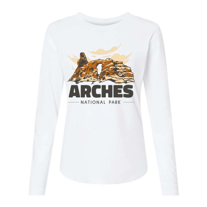 Arches National Park Utah Womens Cotton Relaxed Long Sleeve T-Shirt