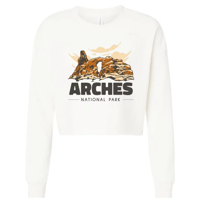 Arches National Park Utah Cropped Pullover Crew