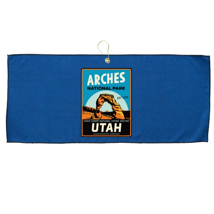 Arches National Park Large Microfiber Waffle Golf Towel