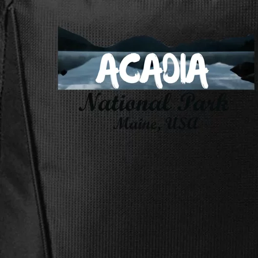 Acadia National Park Travel Maine Usa Earth Explorer Meaningful Gift City Backpack