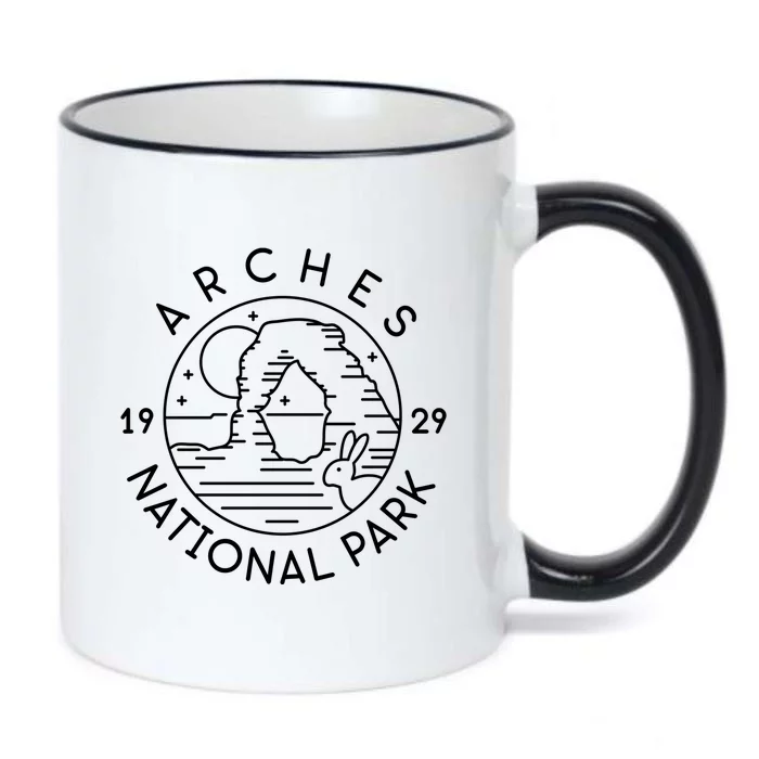 Arches National Park 1929 Moab Utah Meaningful Gift Black Color Changing Mug