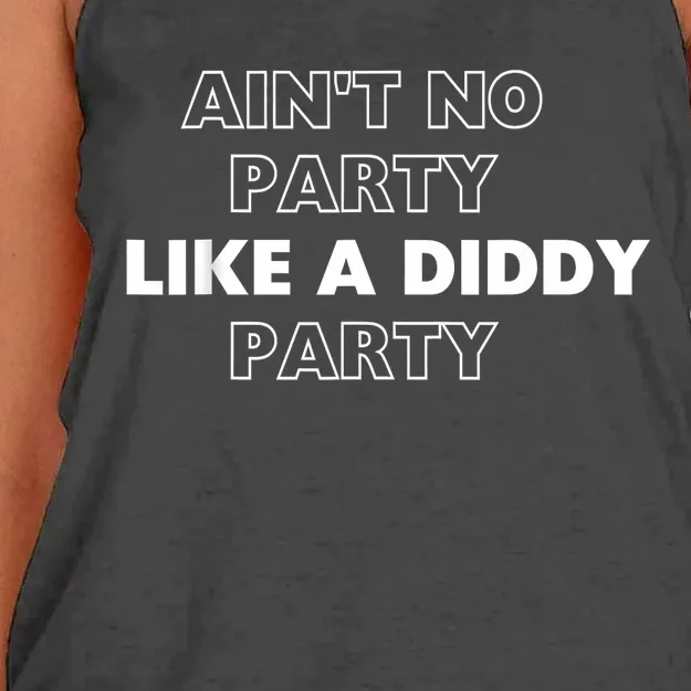 Aint No Party Like A Party Quots P Women's Knotted Racerback Tank