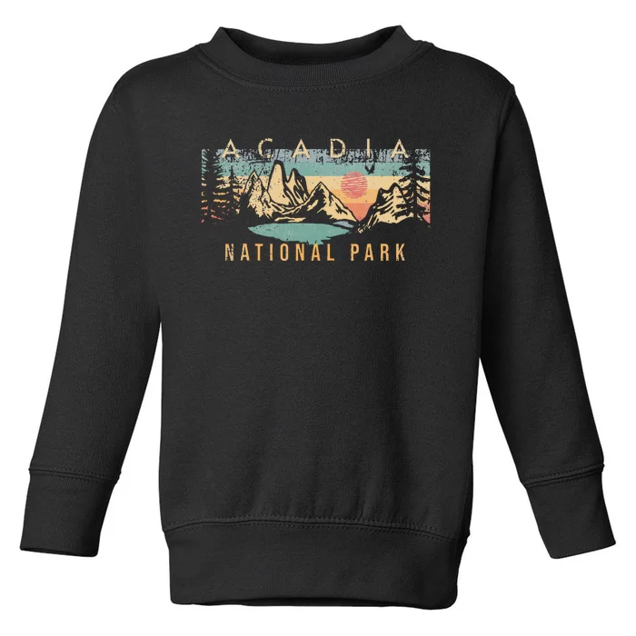 Acadia National Park Toddler Sweatshirt