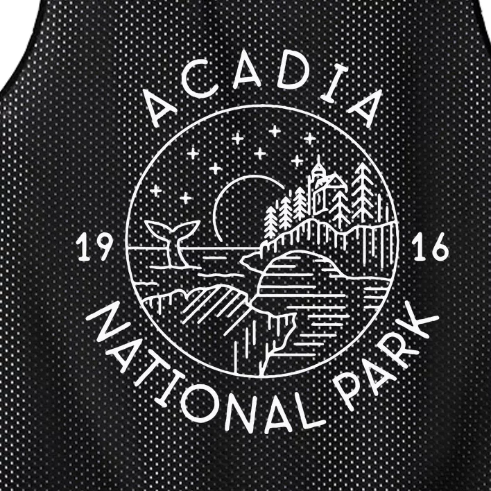 Acadia National Park Mesh Reversible Basketball Jersey Tank