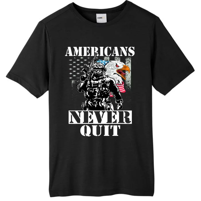 Americans Never Quit Veteran ChromaSoft Performance T-Shirt