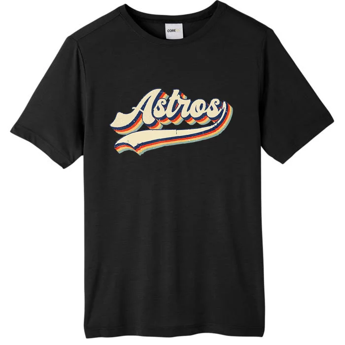 Astros Name Retro Vintage Gift ChromaSoft Performance T-Shirt