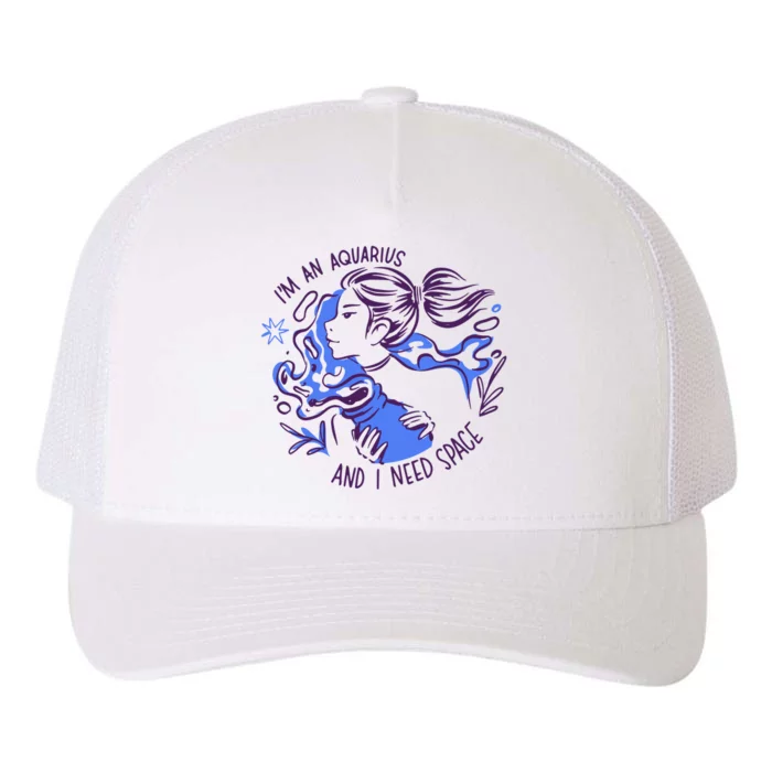 Aquarius Need Space Female Yupoong Adult 5-Panel Trucker Hat