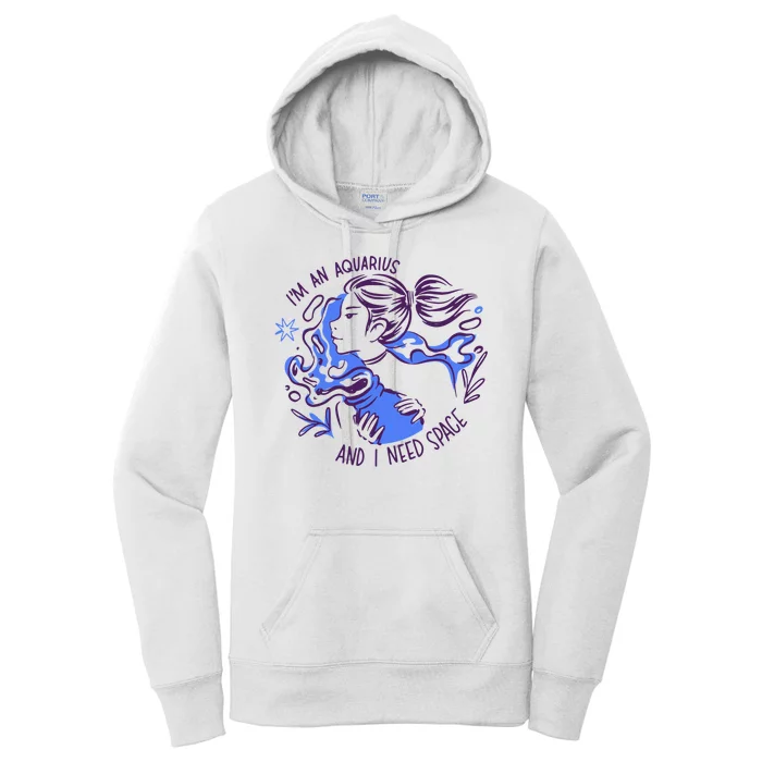 Aquarius Need Space Female Women's Pullover Hoodie