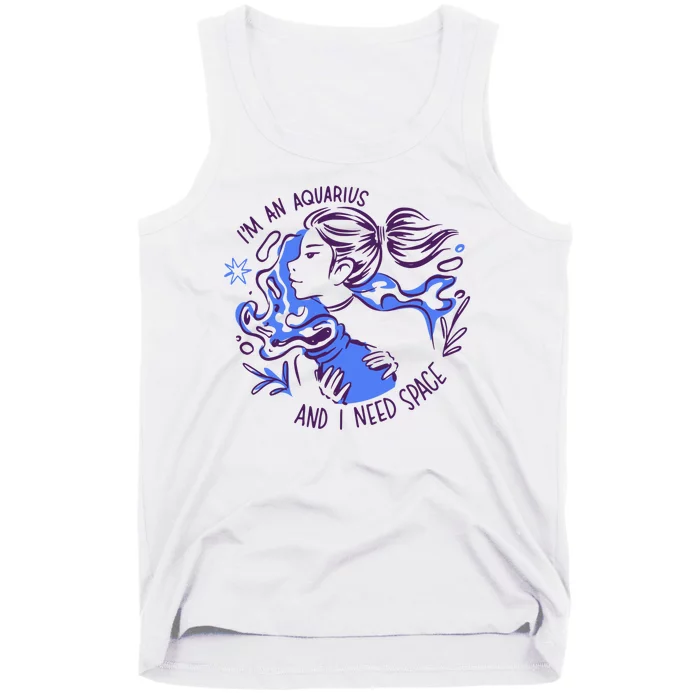 Aquarius Need Space Female Tank Top